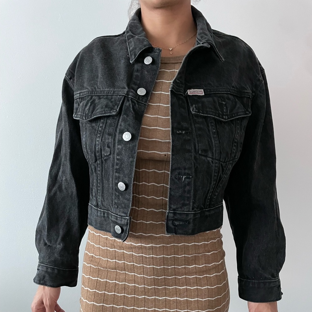 Guess Denim jean Jacket black